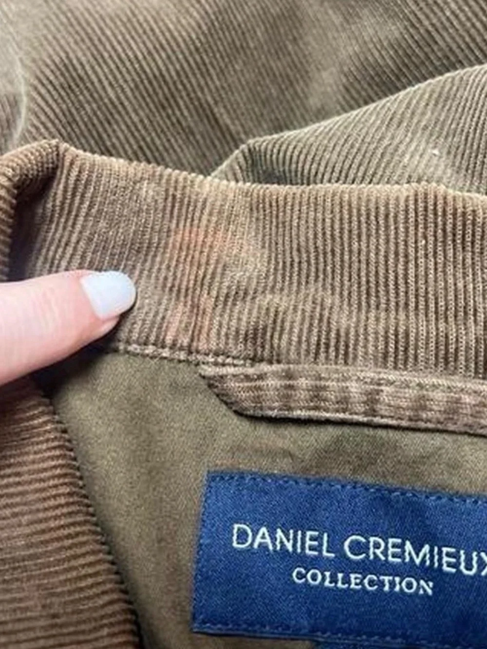 Daniel Cremieux Brown Corduroy Jacket - Men's Casual Trucker Coat